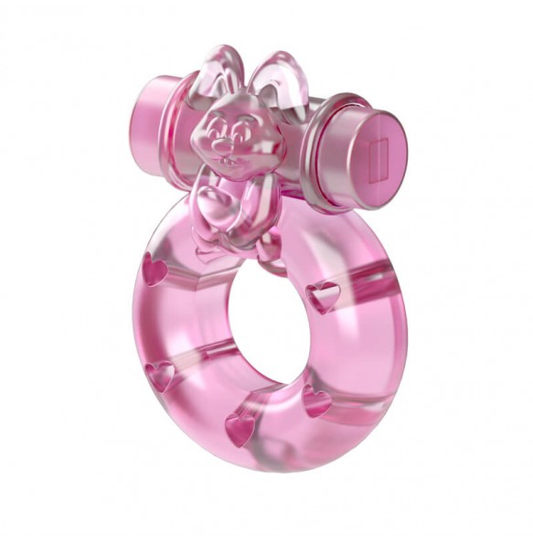 BAILE - Cute Rabbit Male Vibrating Delay Cock Ring